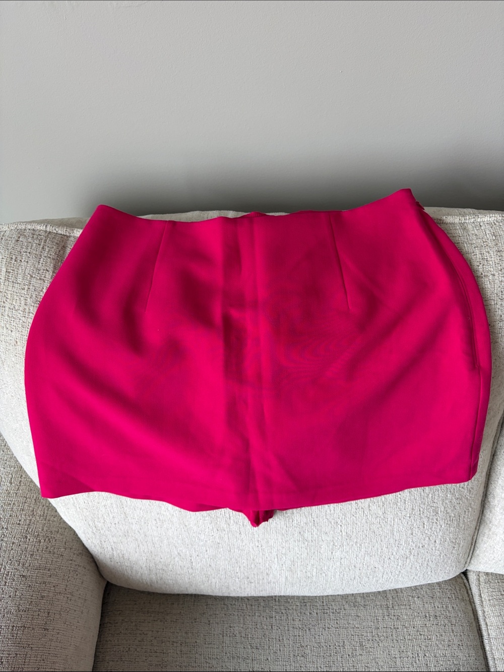 Abercrombie & Fitch Hot Pink High-Waist Skort
